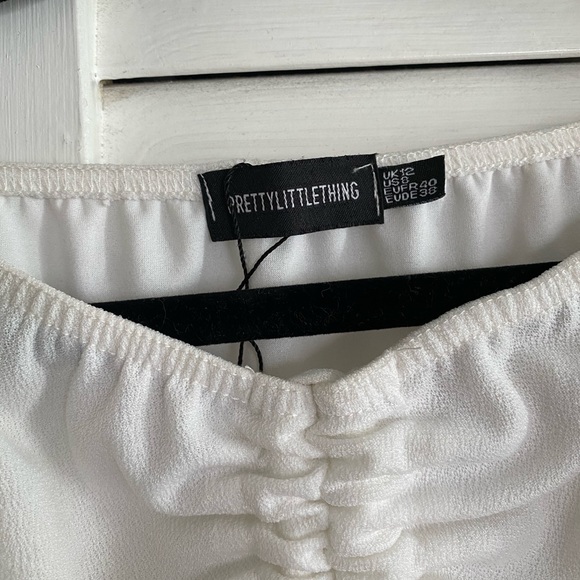 White Cut Out Bodysuit - Picture 6 of 6